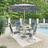 homestyles Captiva Outdoor Swivel Rocking Chair