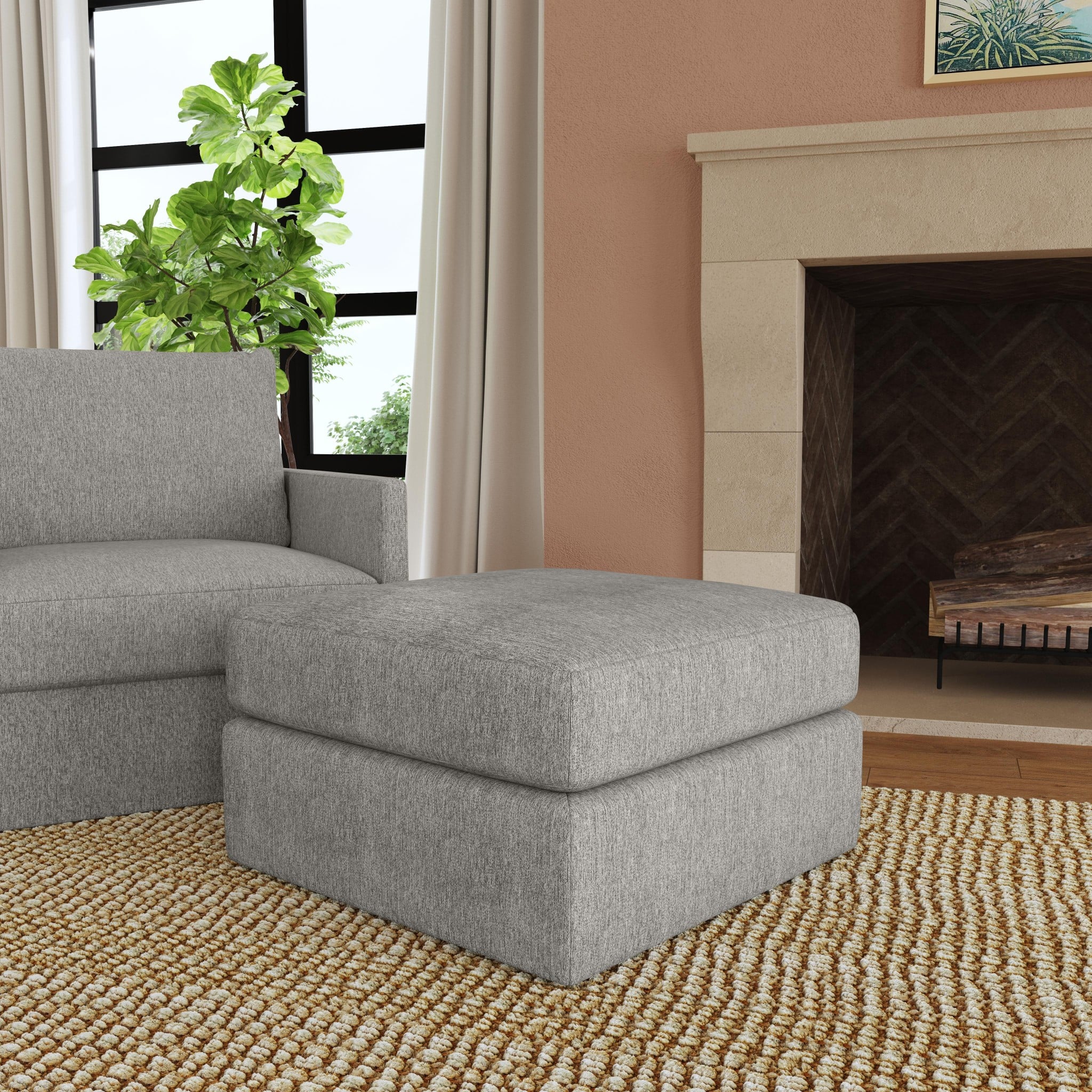 Flexsteel Flex Square Ottoman