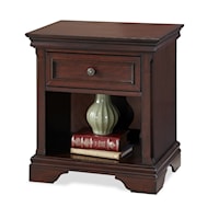 Traditional Nightstand with Shelf