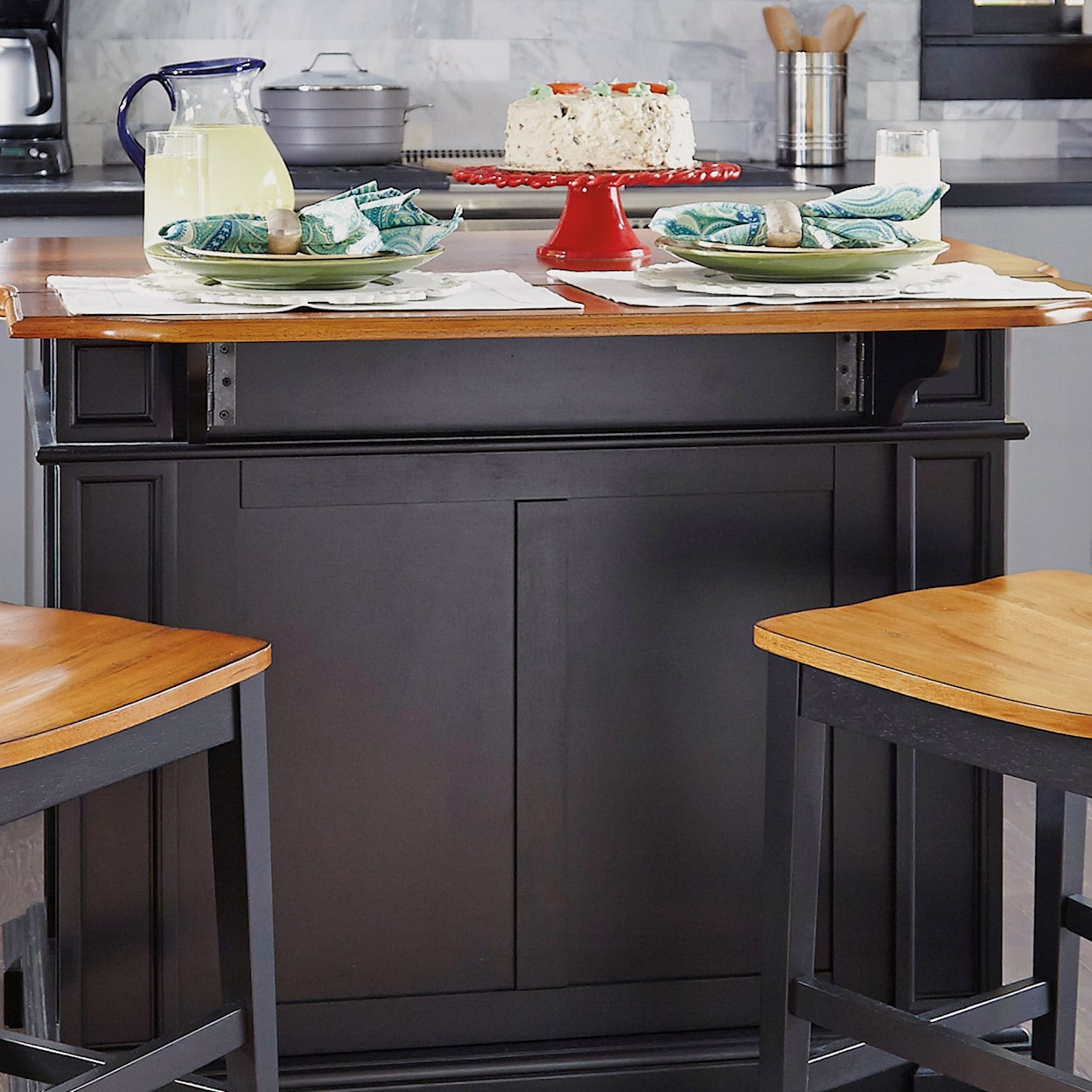 homestyles Montauk Kitchen Island Set