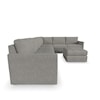 Flexsteel Flex 6-Piece Sectional with Ottoman