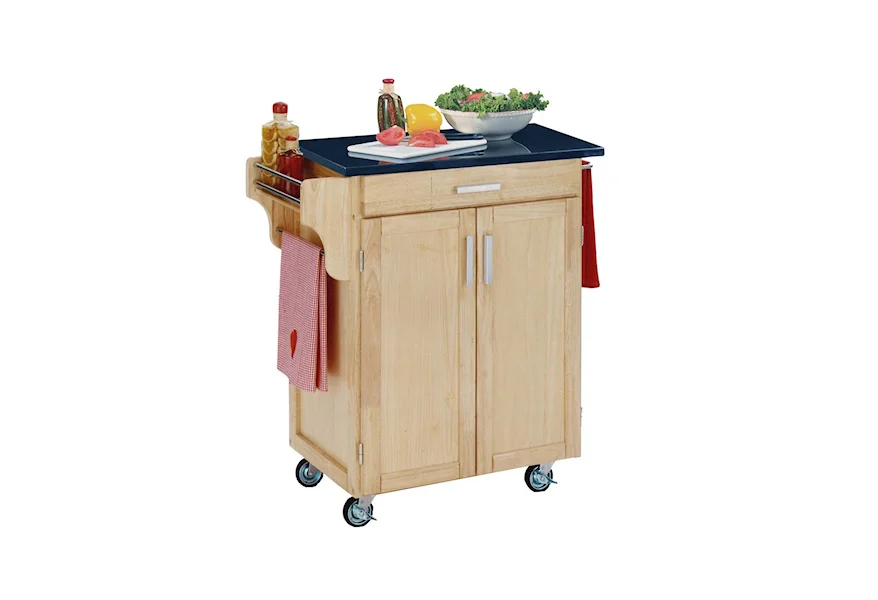 Cuisine Cart Kitchen Cart by homestyles at Sam Levitz Furniture