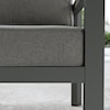 homestyles Grayton Outdoor Chair with Ottoman