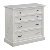 Cottage Style Chest with Felt-Lined Drawer
