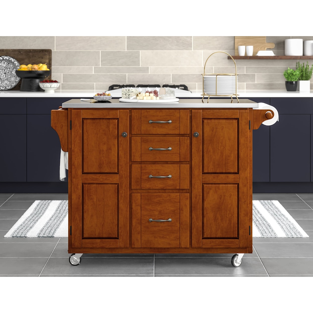 homestyles Create-A-Cart Kitchen Cart