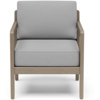 Transitional Outdoor Lounge Armchair