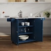 homestyles Dolly Madison Drop Leaf Kitchen Cart