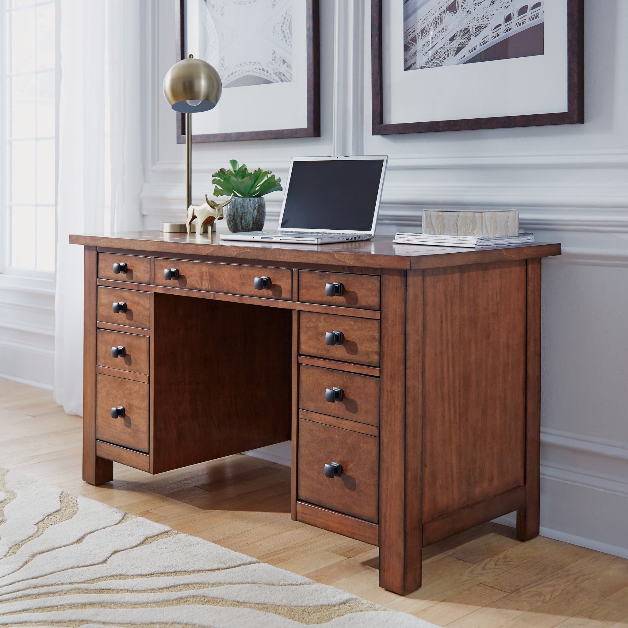 homestyles Tahoe Pedestal Desk