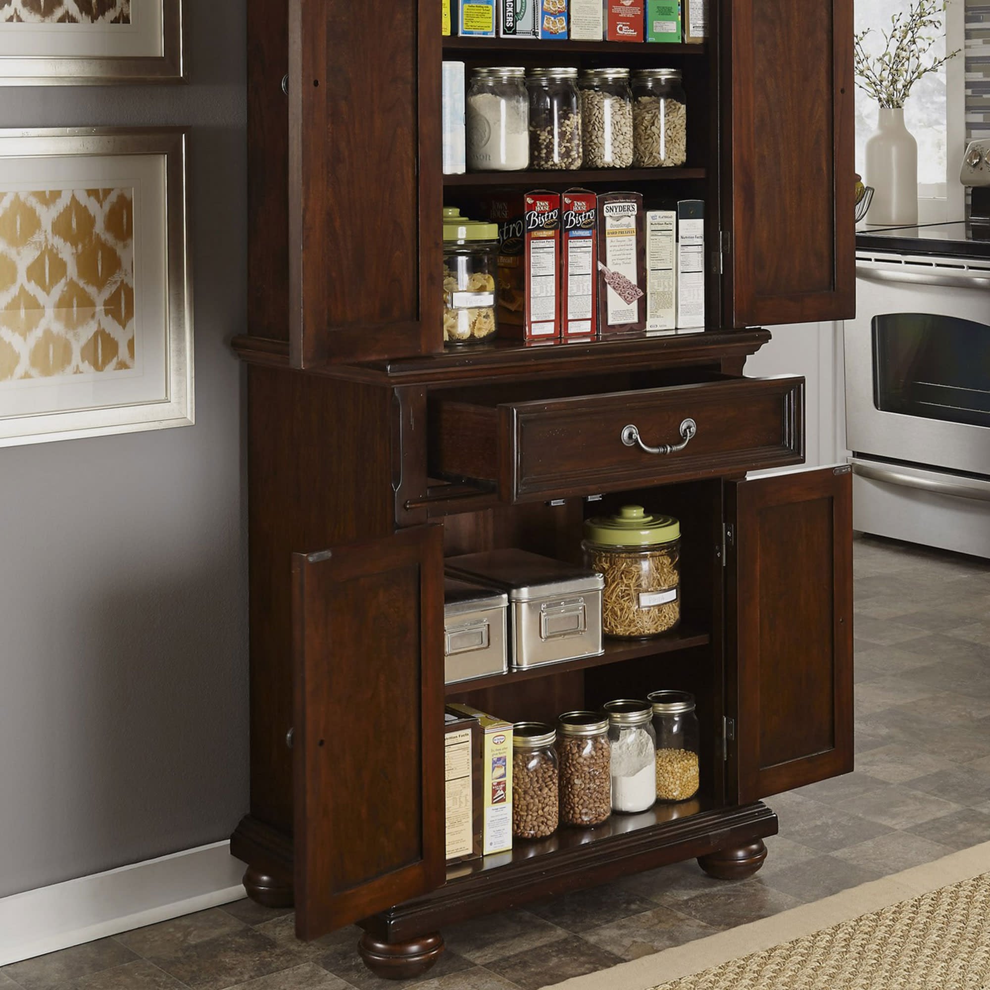 homestyles Colonial Classic Pantry Cupboard