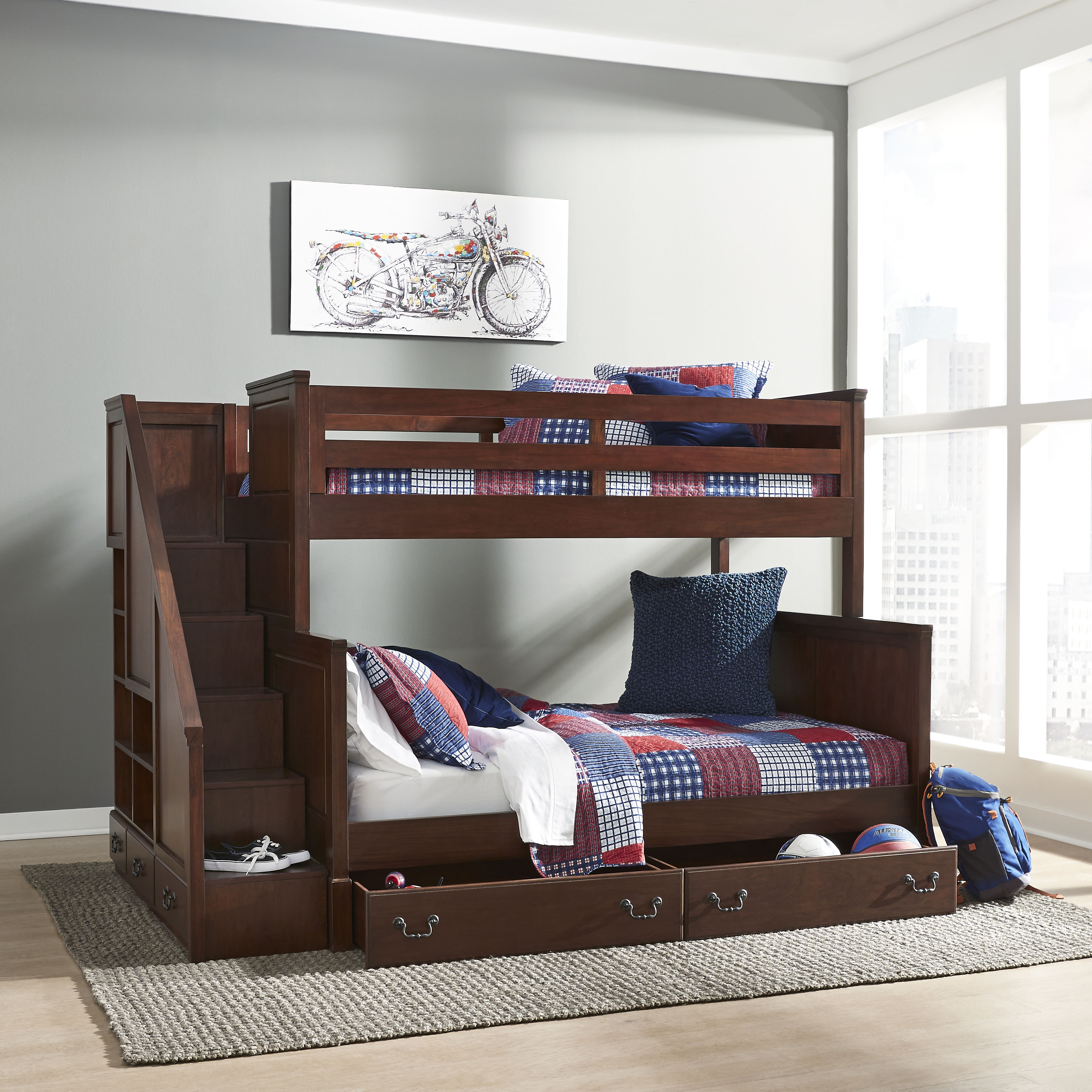 triple bunk bed costco