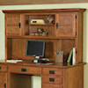 homestyles Arts and Crafts Double Pedestal Desk and Hutch