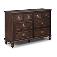 Traditional Dresser with Felt-Lined Drawers