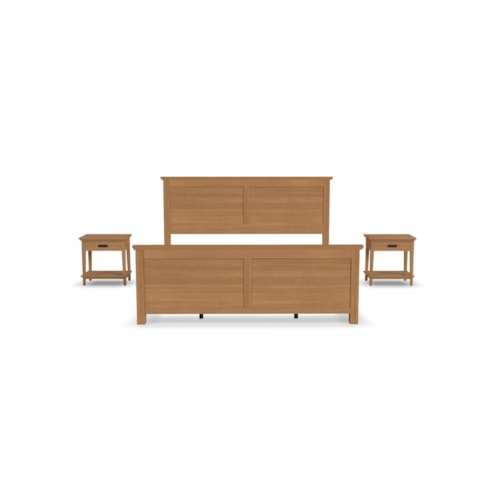 Casual 3-Piece King Bedroom Set