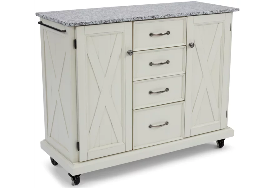 Bay Lodge Kitchen Cart by homestyles at Sam's Furniture Outlet