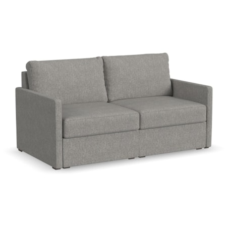 Narrow-Arm Loveseat