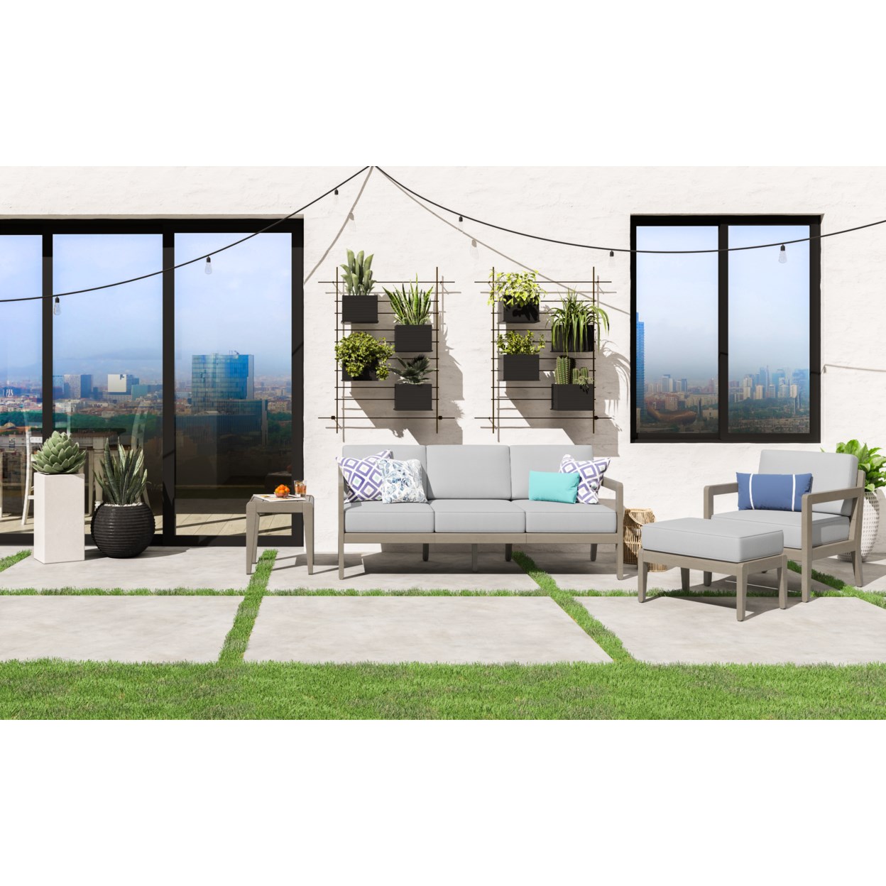 homestyles Sustain Outdoor 3-Piece Sofa Set