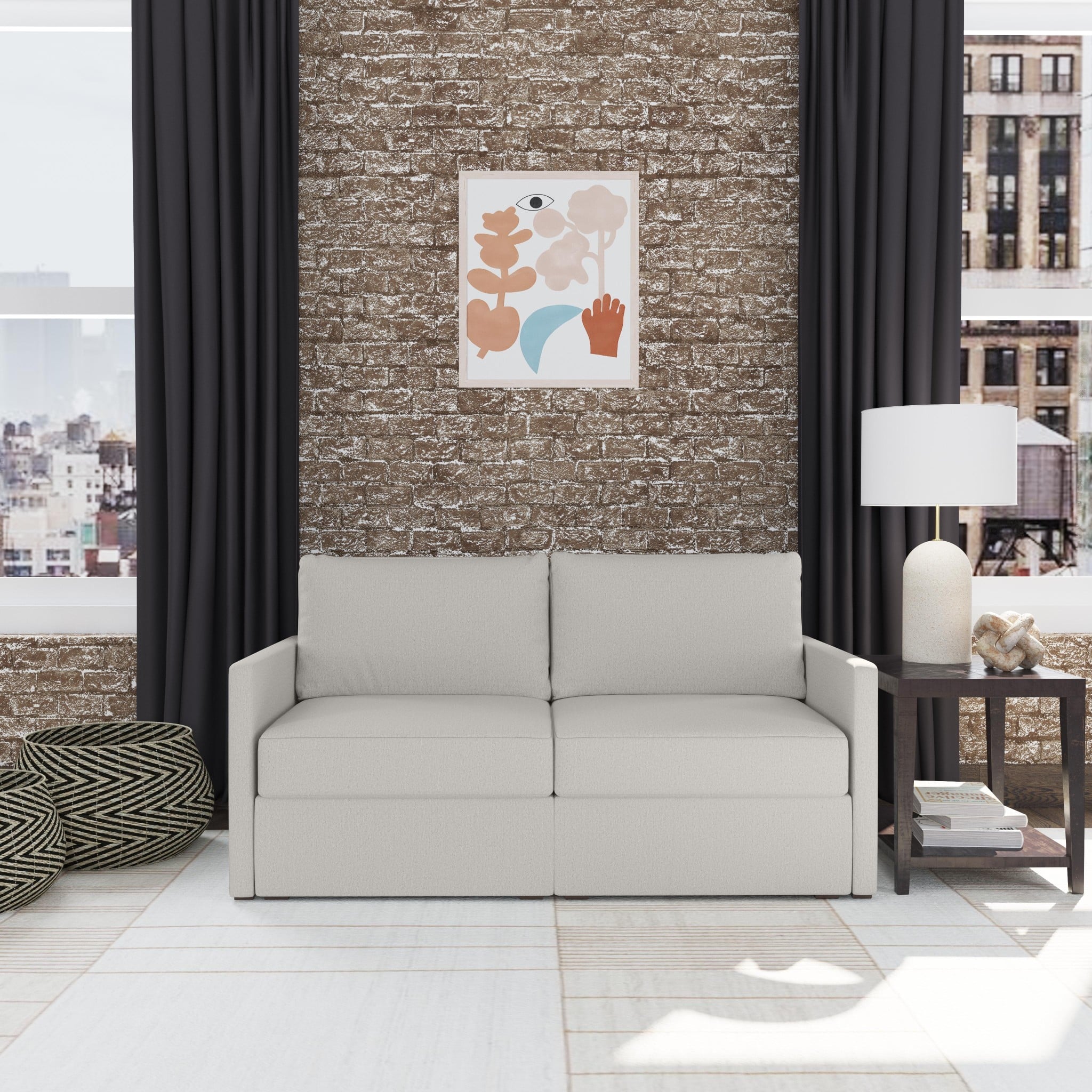 Flexsteel Flex Narrow-Arm Loveseat