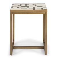 Contemporary Mosaic Tile End Table