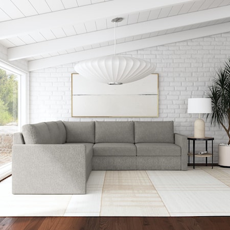 Standard-Arm 5-Seat Sectional Sofa