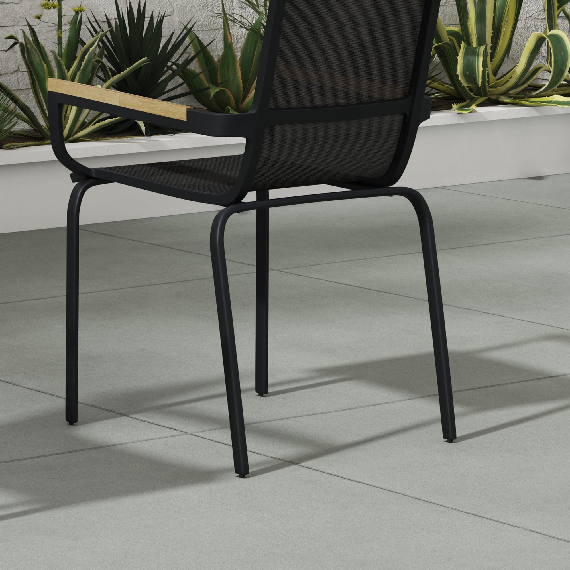 homestyles Finn Pair of Outdoor Dining Chairs