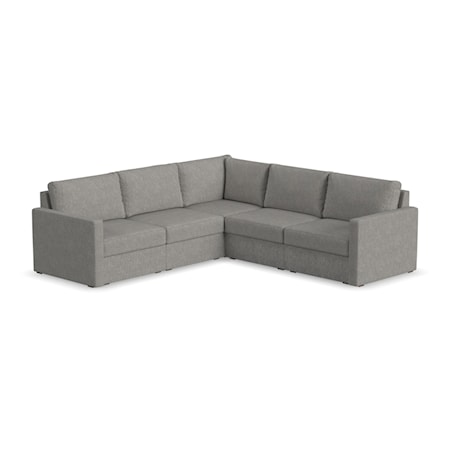 Standard-Arm 5-Seat Sectional Sofa