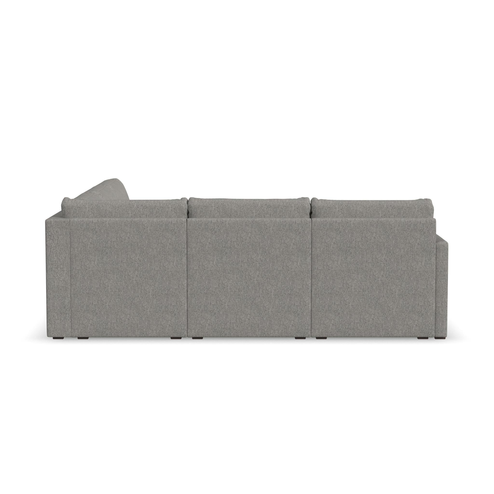 Flexsteel Flex Narrow-Arm 5-Seat Sectional Sofa