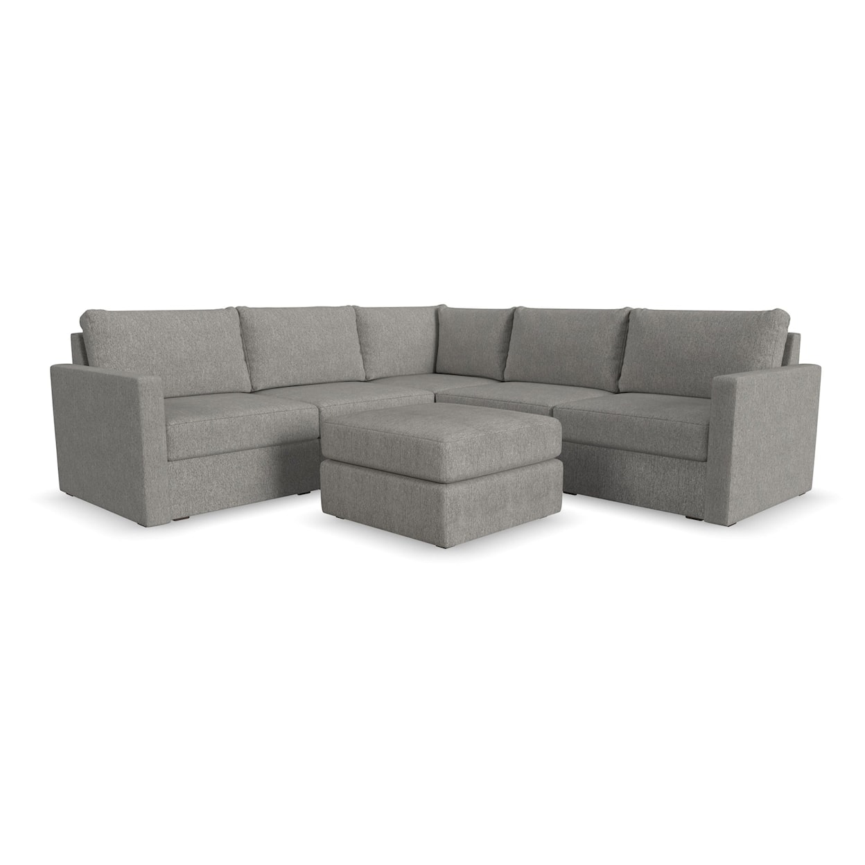 Flexsteel Flex Sectional Sofa and Ottoman