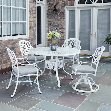 Traditional 5 Piece Outdoor Dining Set