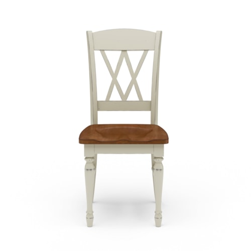 Farmhouse Dining Chair with X-Back