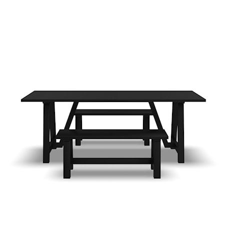 Dining Table with Benches