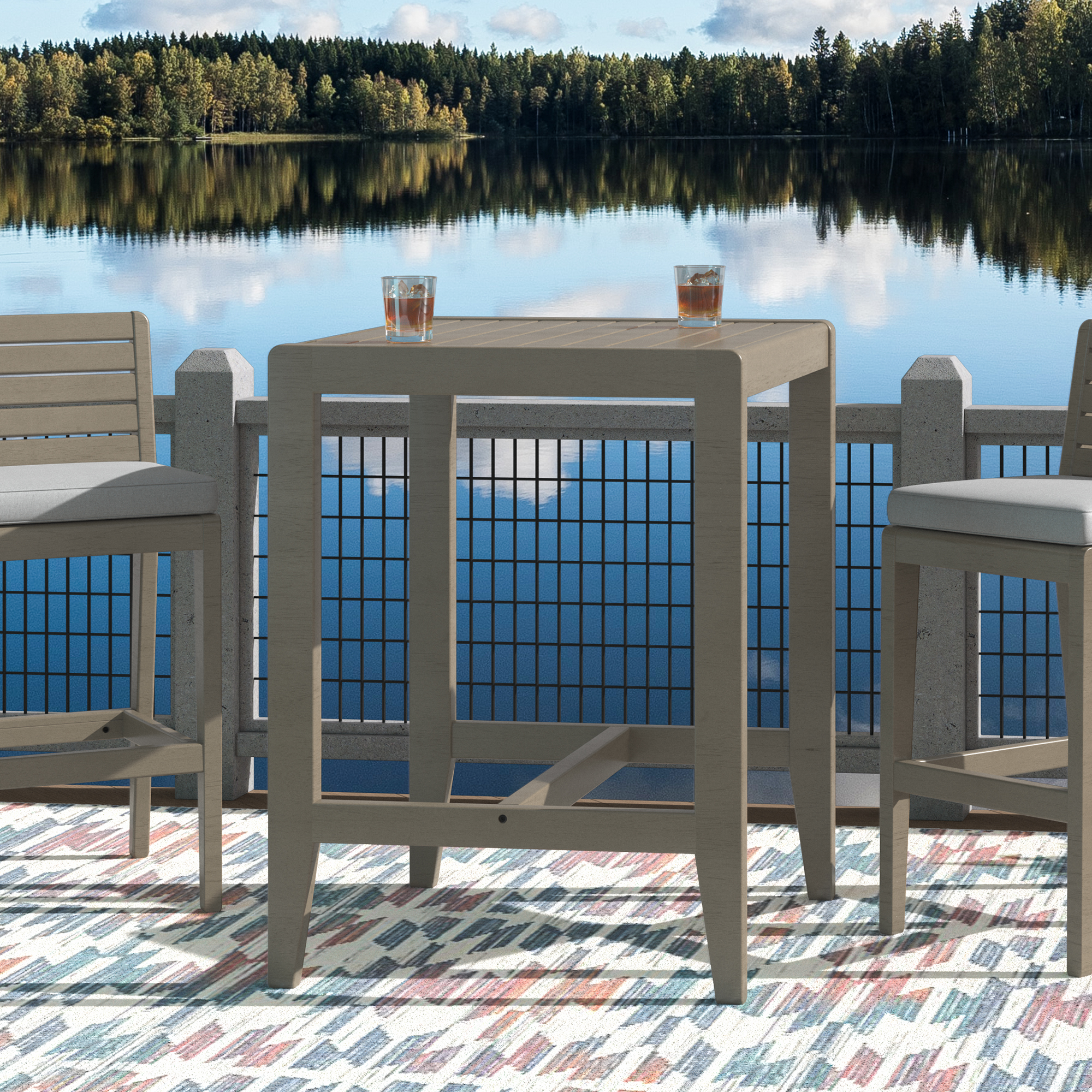 homestyles Sustain Outdoor High Bistro Table