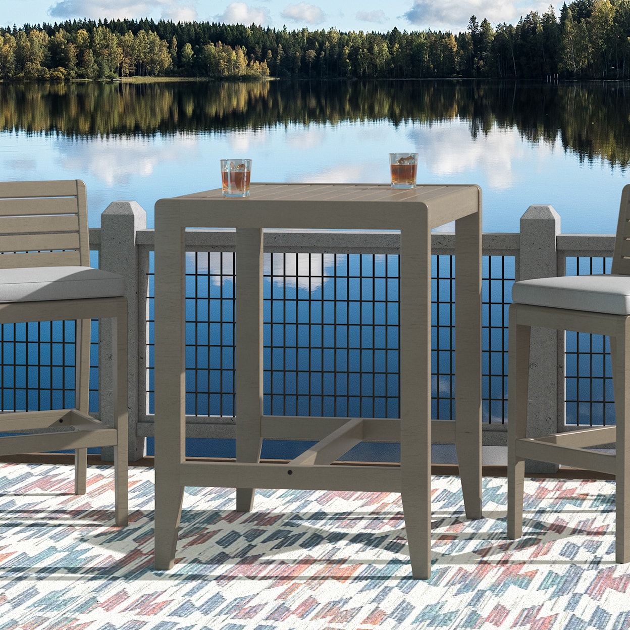 homestyles Sustain Outdoor High Bistro Table