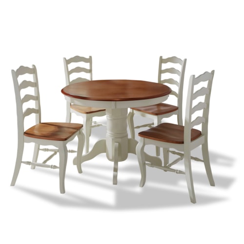 5-Piece Farmhouse Dining Set