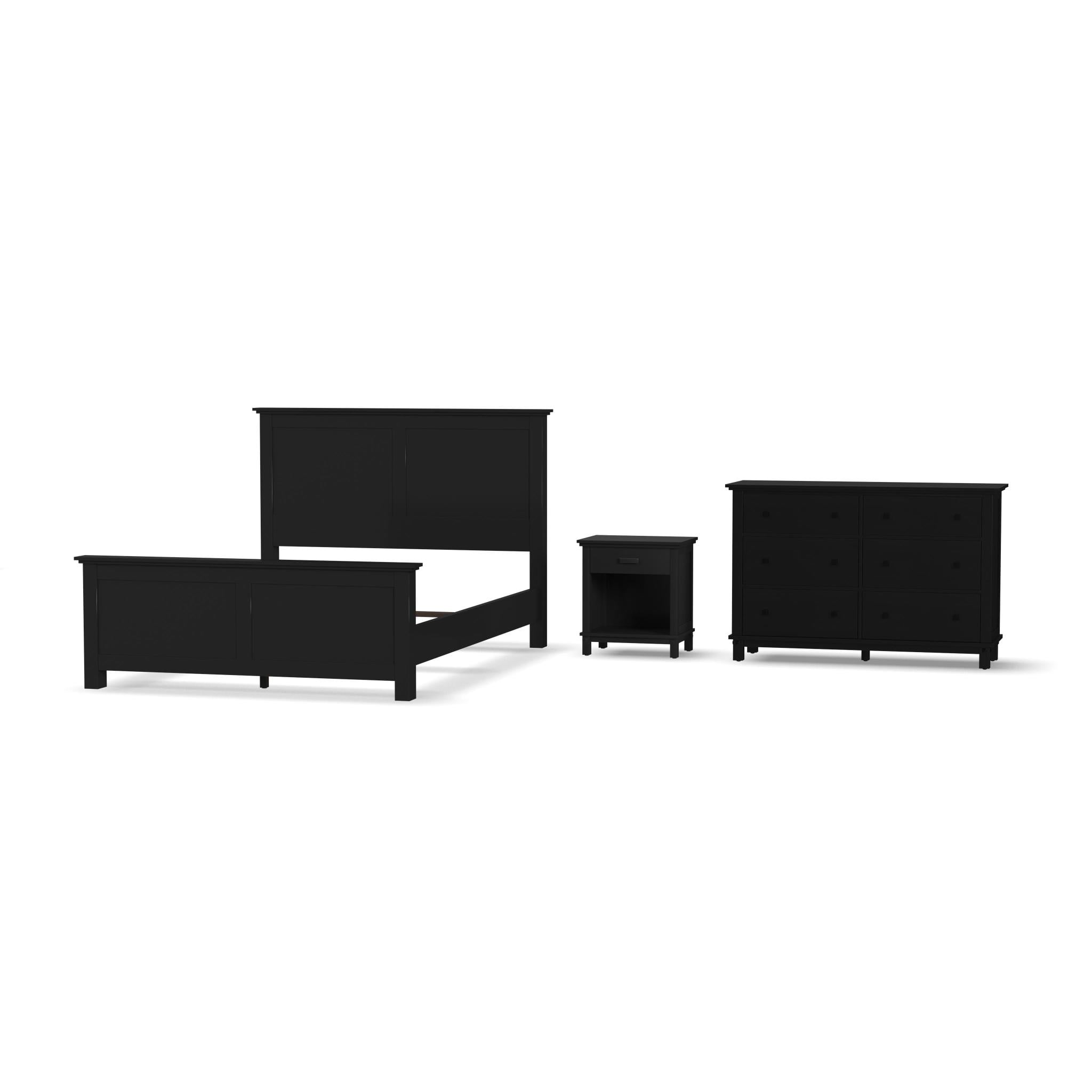 Queen Bed, Nightstand And Dresser