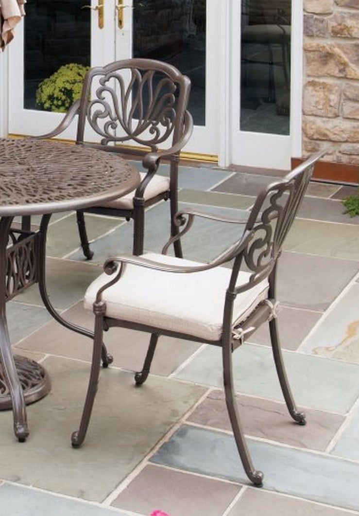 homestyles Capri Set of 2 Outdoor Dining Chair