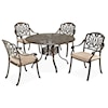 homestyles Capri 5 Piece Outdoor Dining Set