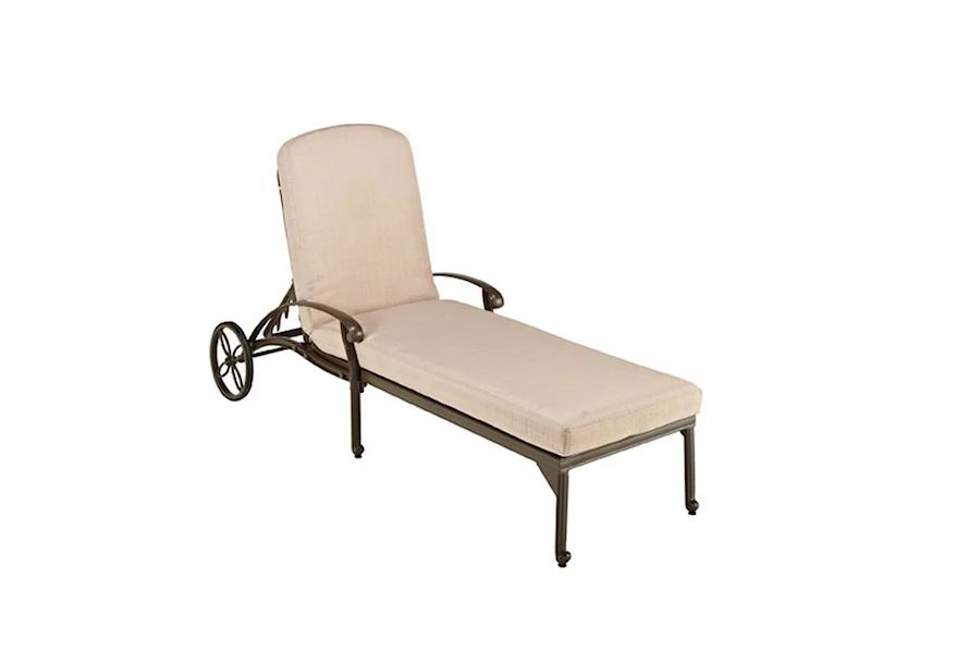 Capri Outdoor Chaise Lounge by homestyles at Coconis Furniture & Mattress 1st