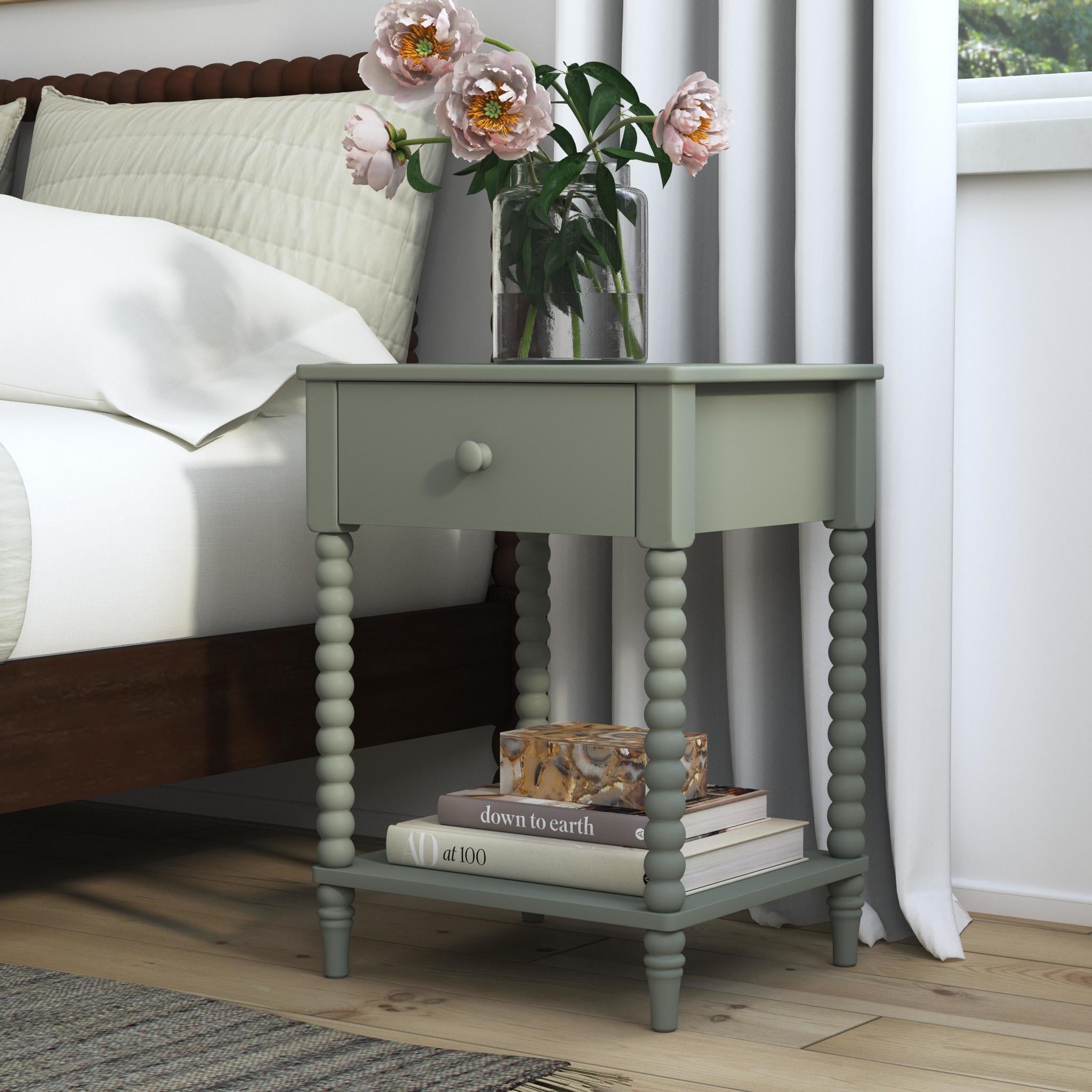 homestyles Spindle 1-Drawer Nightstand
