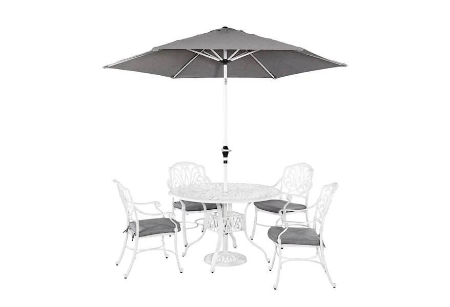 Capri 6 Piece Outdoor Dining Set by homestyles at Sam Levitz Furniture