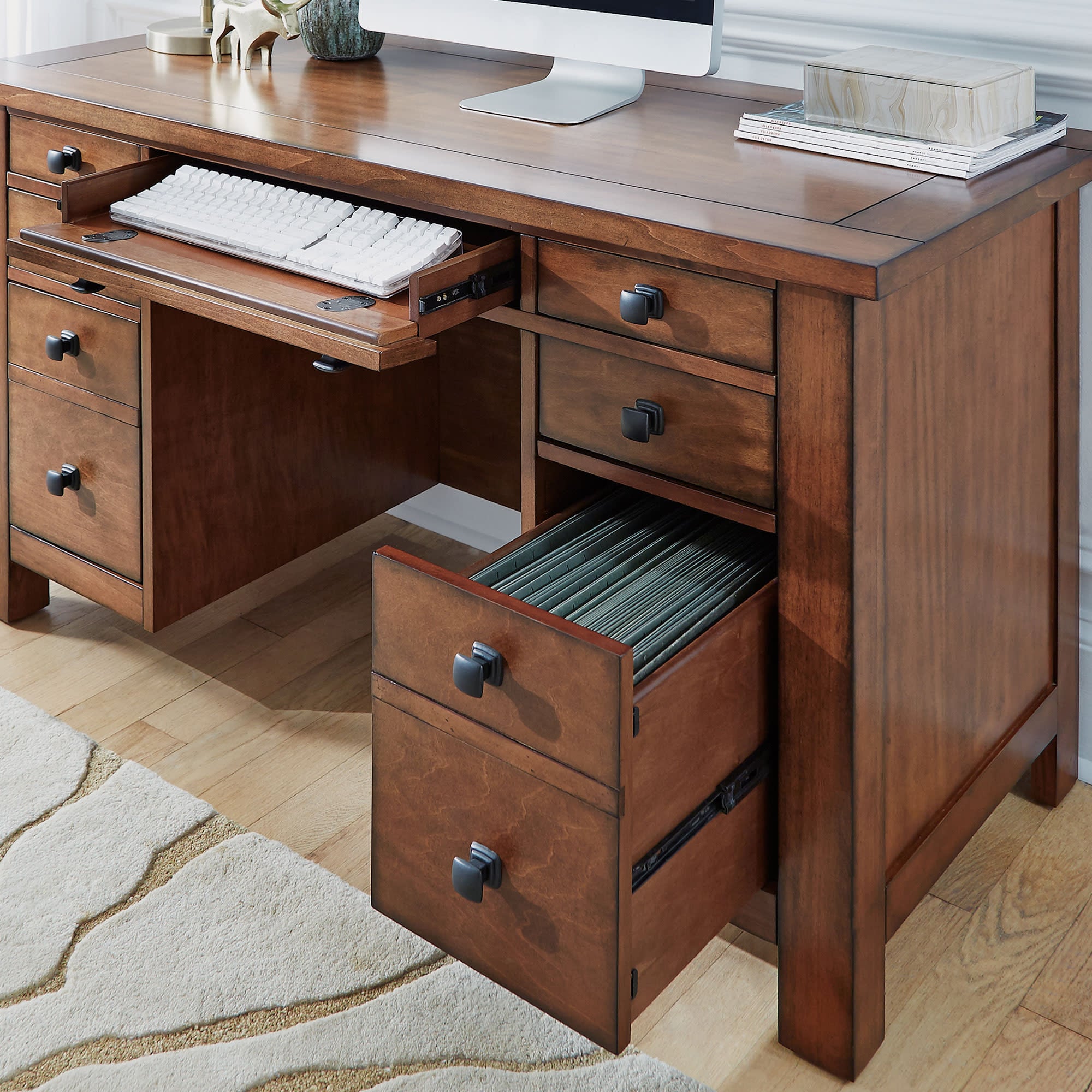 homestyles Tahoe Pedestal Desk