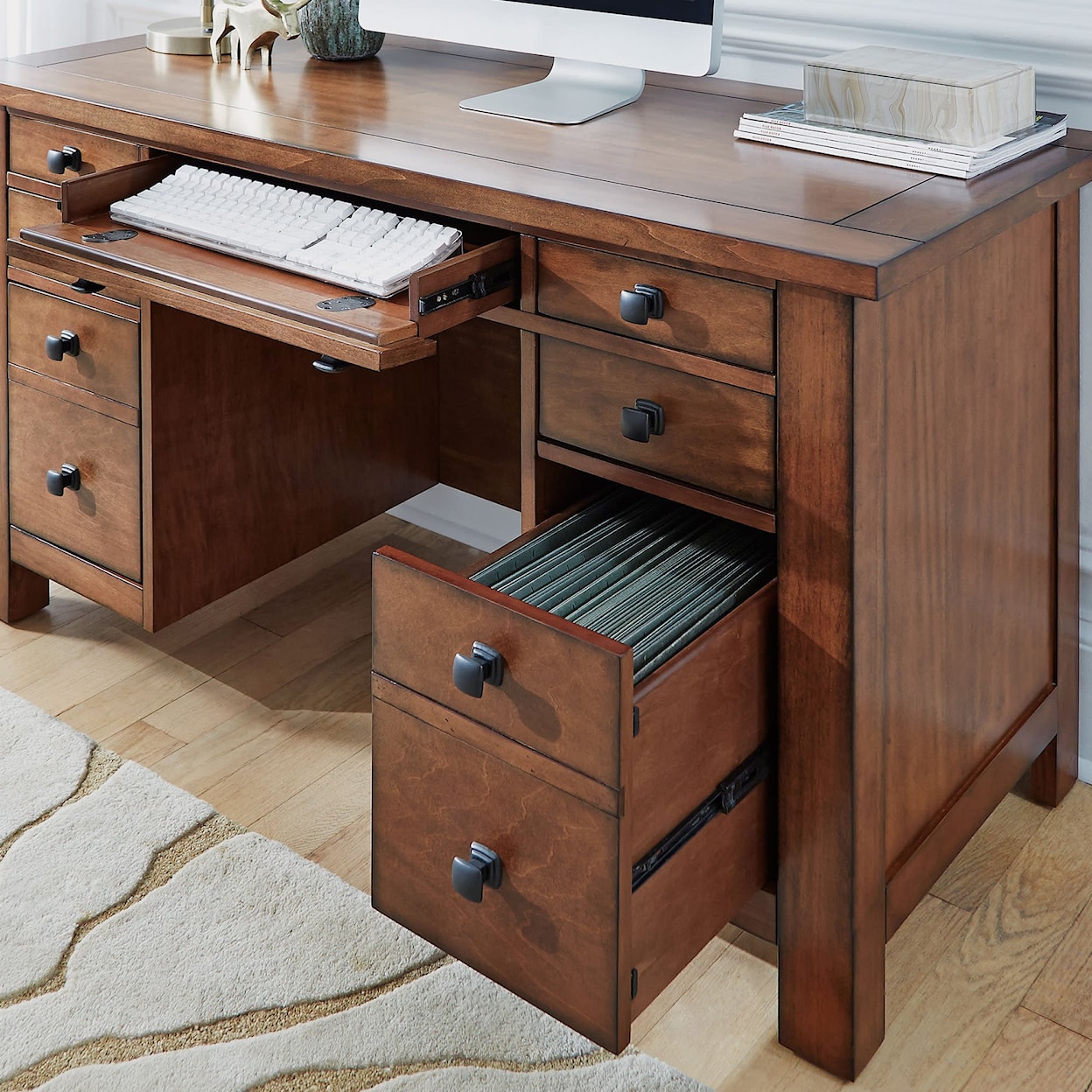 homestyles Tahoe Pedestal Desk