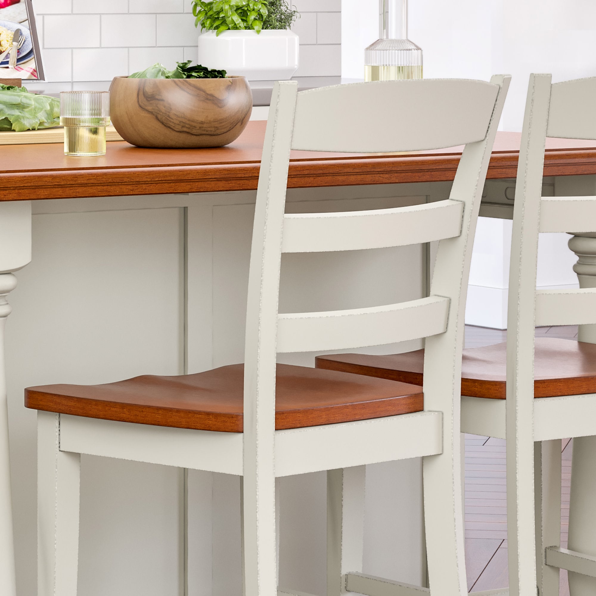 Kitchen Island with Stools
