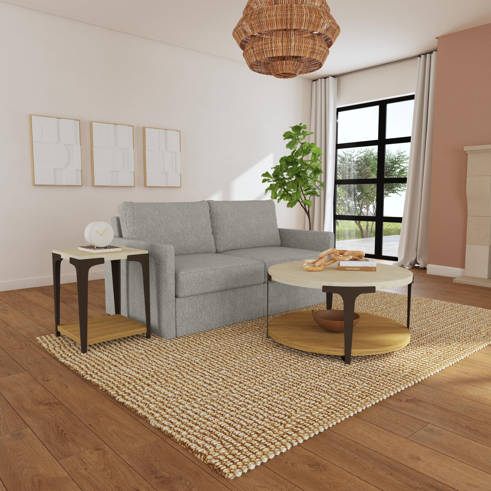 Flexsteel Flex Narrow-Arm Loveseat