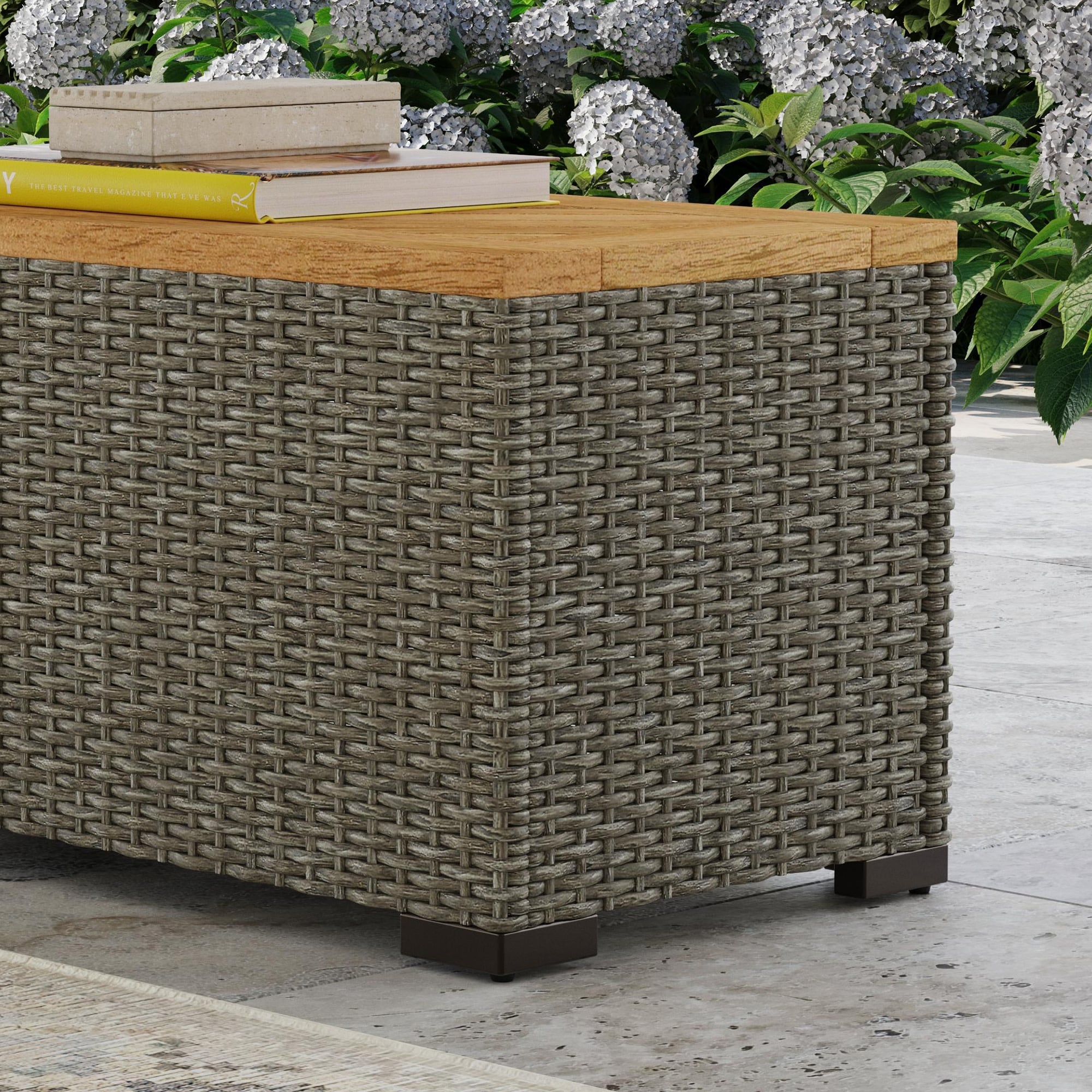 homestyles Boca Raton Outdoor Storage Table