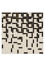 homestyles Geometric Ii Contemporary Mosaic Tile End Table