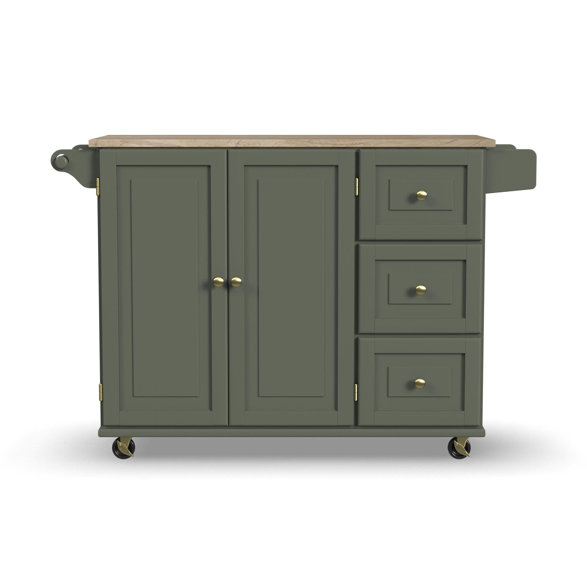 Drop Leaf Kitchen Cart
