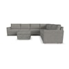 Flexsteel Flex 6-Piece Sectional and Storage Ottoman