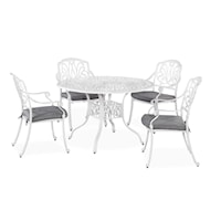 Traditional 5-Piece Outdoor Dining Set