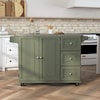 homestyles Dolly Madison Drop Leaf Kitchen Cart