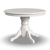 Traditional Dining Table with Pedestal Base